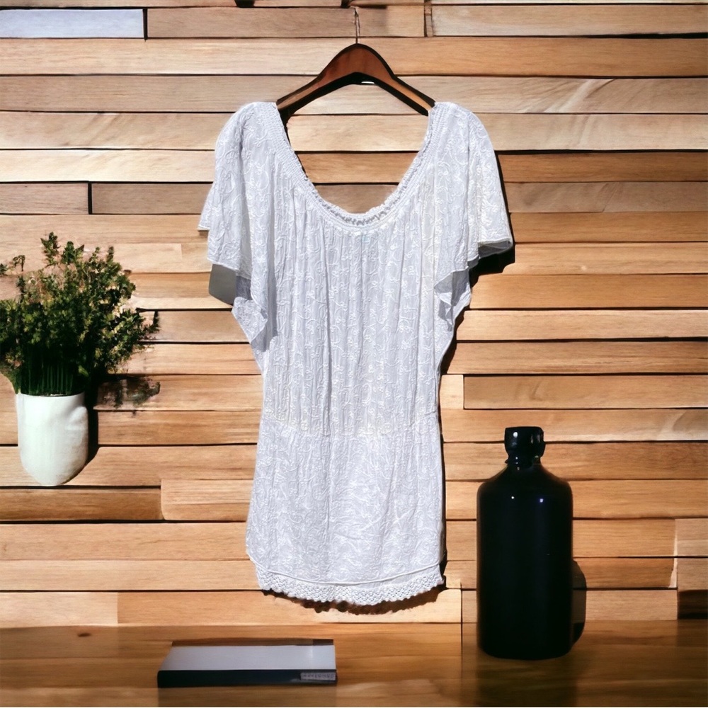 Melissa Odabash Dress or Cover Up, White, Size M